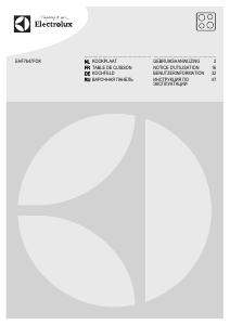 Руководство Electrolux EHF7647FOK Варочная поверхность
