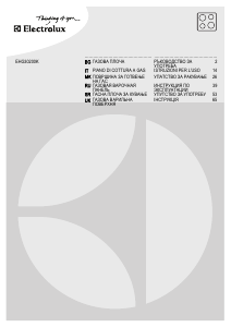 Manuale Electrolux EHG30200K Piano cottura