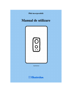 Manual Electrolux EHGT326X Plită