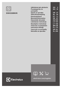 Rokasgrāmata Electrolux EHH3320NVK Plīts virsma