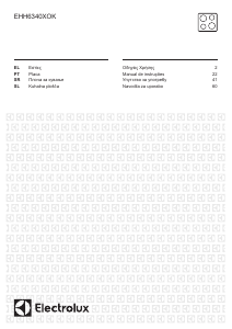 Priročnik Electrolux EHH6340XOK Grelna plošča