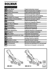 Handleiding Dolmar EM-461 Grasmaaier