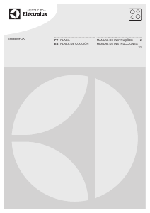 Manual de uso Electrolux EHI8550FOK Placa