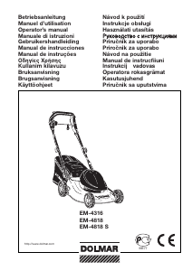 Manual Dolmar EM-4818 S Lawn Mower