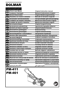 Manual Dolmar PM-411 Lawn Mower