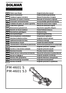 Manual Dolmar PM-4601 S3 Lawn Mower