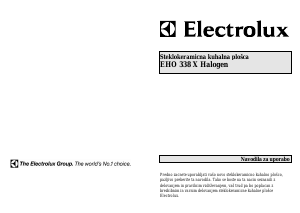 Priročnik Electrolux EHO338X Grelna plošča