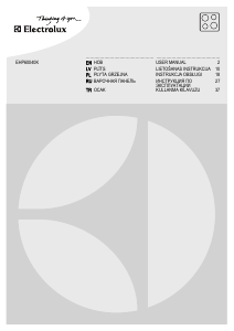 Instrukcja Electrolux EHP60040K Płyta do zabudowy