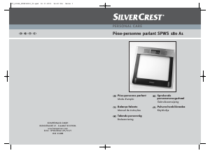 Bruksanvisning SilverCrest SPWS 180 A1 Våg