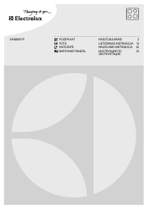 Rokasgrāmata Electrolux EHS60041P Plīts virsma