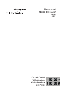 Manual Electrolux EHS7043K Hob