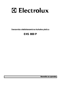 Priročnik Electrolux EHS800P Grelna plošča