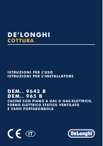 Manuale DeLonghi DEMK 965 B Cucina