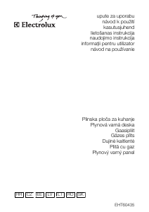 Rokasgrāmata Electrolux EHT60435K Plīts virsma