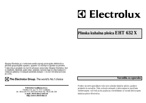 Priročnik Electrolux EHT632X Grelna plošča