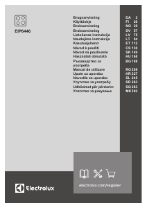 Priručnik Electrolux EIP6446 Ploča za kuhanje