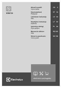 Kasutusjuhend Electrolux EIS8134 Pliidiplaat