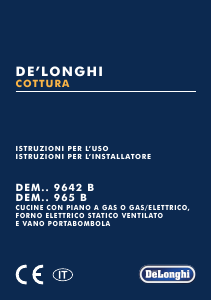 Manuale DeLonghi DEMW 9642 B Cucina