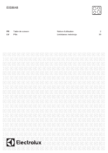 Rokasgrāmata Electrolux EIS8648 Plīts virsma