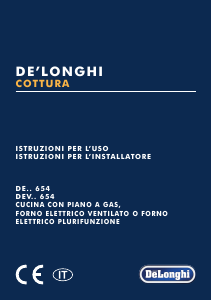 Manuale DeLonghi DEMX 654 Cucina