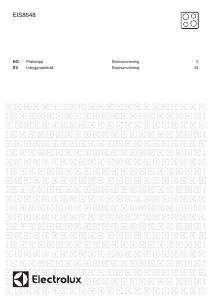 Bruksanvisning Electrolux EIS8648 Kokeplate