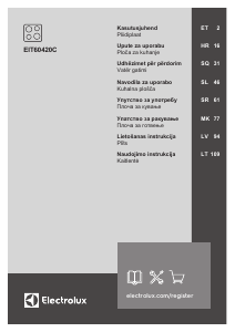 Rokasgrāmata Electrolux EIT60420C Plīts virsma