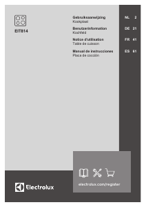 Manual de uso Electrolux EIT814 Placa