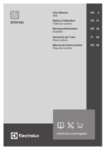 Manual de uso Electrolux EIT81443 Placa