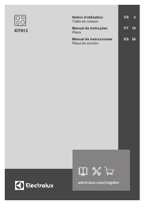 Manual Electrolux EIT913 Placa
