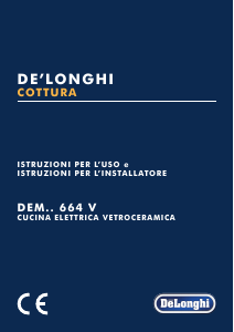 Manuale DeLonghi DEMX 664 V Cucina