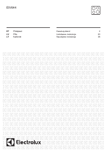 Rokasgrāmata Electrolux EIV644 Plīts virsma