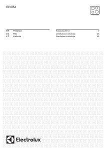 Kasutusjuhend Electrolux EIV854 Pliidiplaat