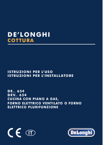 Manuale DeLonghi DEX 654 Cucina