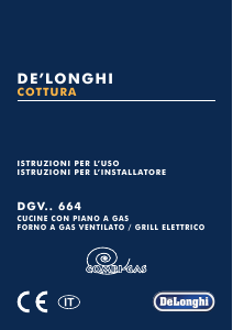 Manuale DeLonghi DGVX 664 Cucina