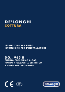 Manuale DeLonghi DGW 965 B Cucina