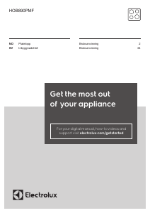 Bruksanvisning Electrolux HOB890PMF Kokeplate
