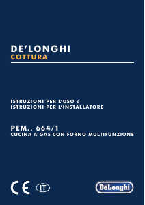 Manuale DeLonghi PEMX 664/1 Cucina