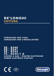 Manuale DeLonghi SEK 8542 Cucina