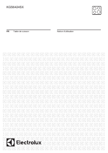 Mode d’emploi Electrolux KGS6424SX Table de cuisson