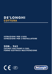 Manuale DeLonghi SEMN 965 Cucina