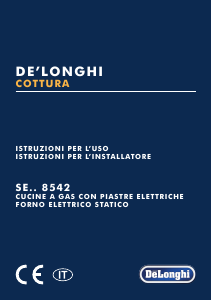 Manuale DeLonghi SEX 8542 Cucina