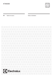 Mode d’emploi Electrolux KTI6500E Table de cuisson