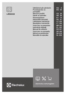 Rokasgrāmata Electrolux LIR60430 Plīts virsma