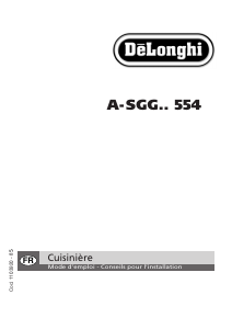 Manuale DeLonghi SGGW 554 Cucina