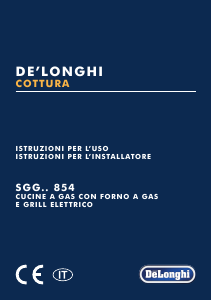 Manuale DeLonghi SGGX 854 Cucina
