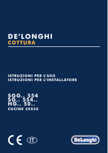 Manuale DeLonghi SGK 554 Cucina