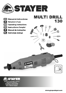 Manuale Stayer Multi Drill 130 Utensile multifunzione