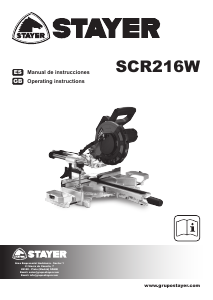 Manual de uso Stayer SCR 216 W Sierra de inglete