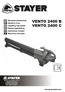 Manual de uso Stayer Vento 2400 C Soplador de hojas