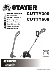 Kullanım kılavuzu Stayer Cutty 600 Çim düzeltme makinesi